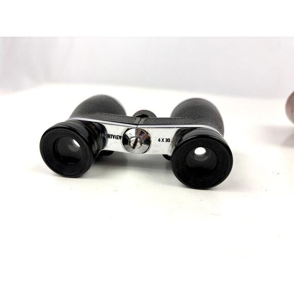 VTG Bushnell Sportview 4x30 Binoculars Compact Pocket Size Japan w/ Leather Case - Picture 9 of 16